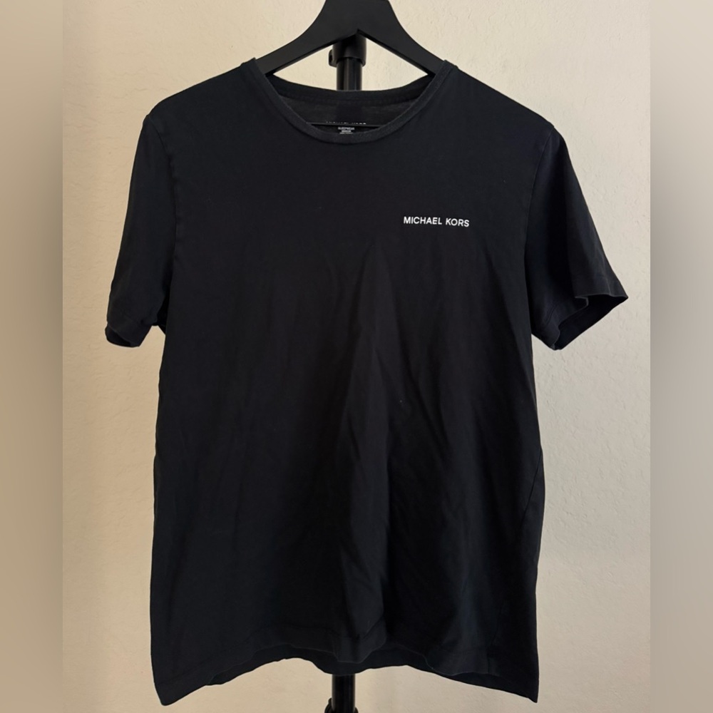 Michael Kors Men’s T-Shirt Large Black Short Sleeve Cotton